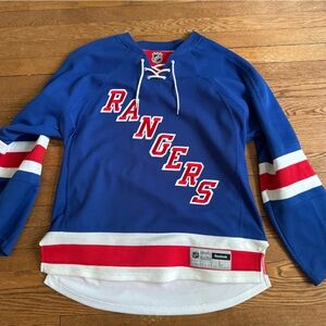 Men’s L Authentic New York Rangers Jersey Reebok